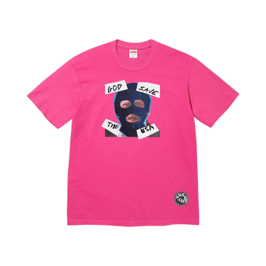 Buy Supreme God Save Us Tee 'Fuchsia' - SS26T69 FUCHSIA | GOAT
