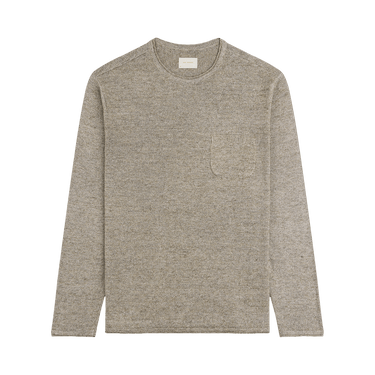 Aimé Leon Dore Long-Sleeve Knit Pocket Tee 'Deep Lichen Green'