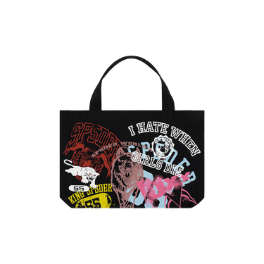 Sp5der Multi Print Tote Bag 'Black'