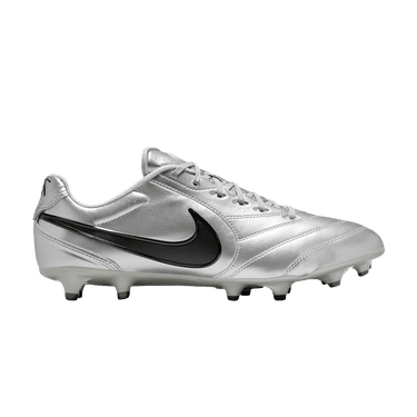 Nike Tiempo Ligera Pro FG Low 'Metallic Silver Black'