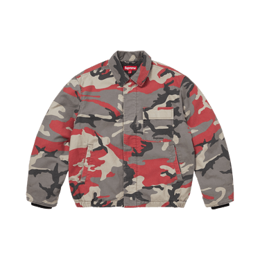 Buy Supreme Cordura Twill Utility Jacket 'Red Camo' - SS26J61 RED