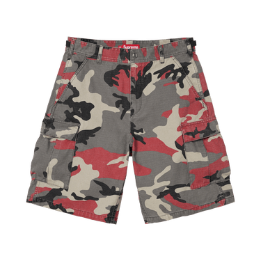 Buy Supreme Cargo Short 'Red Camo' - SS26SH13 RED CAMO | GOAT