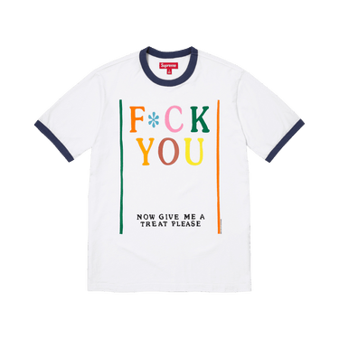 Buy Supreme x Mike Kelley Ringer Tee 'White' - SS26KN74 WHITE | GOAT