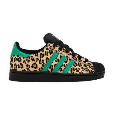 adidas Wmns Superstar 'Black Court Green Leopard'