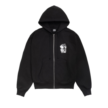 Stussy Tall Dice Zip Hoodie 'Black'