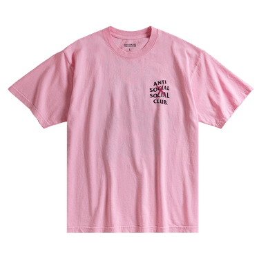 Anti Social Social Club Cancelled Hand Painted Tee 'Pink'