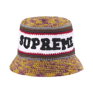 Buy Supreme Knit Logo Crusher 'Yellow' - SS26BN24 YELLOW | GOAT