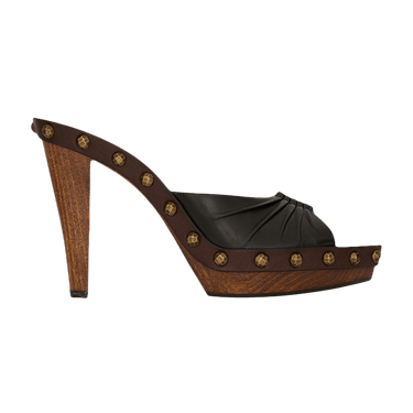 Wmns Saint Laurent Babylone Clog 'Harris Eagle Brown'