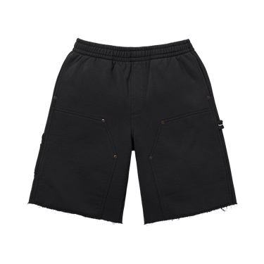 Buy Supreme Double Knee Painter Sweatshort 'Black' - SS26SH8 BLACK