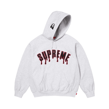 Buy Supreme Ghostface Arc Hooded Sweatshirt 'Ash Grey' - SS26SW96
