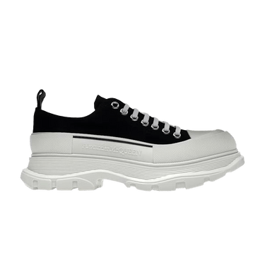 Alexander Mcqueen Tread Slick Lace Up 'Black White'