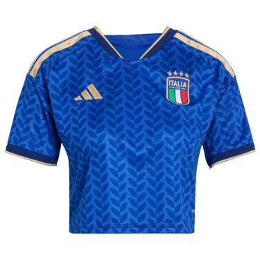 Adidas Italy 26 Home Cropped Jersey 'Bold Blue'