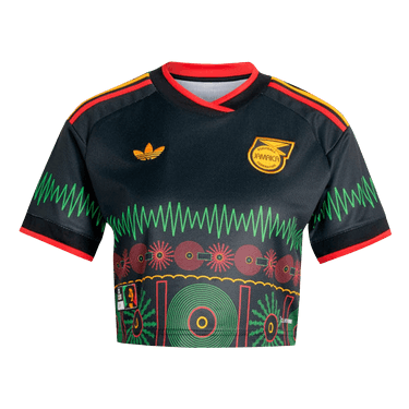 Adidas Jamaica 26 x Bob Marley Away Cropped Jersey 'Black'