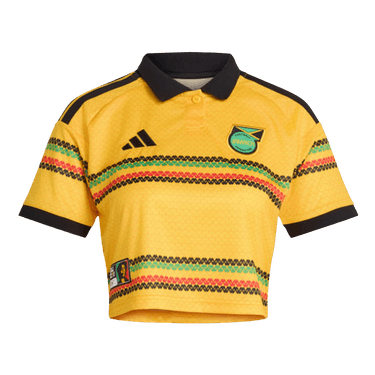 Adidas Jamaica 26 x Bob Marley Home Cropped Jersey 'Bold Gold'