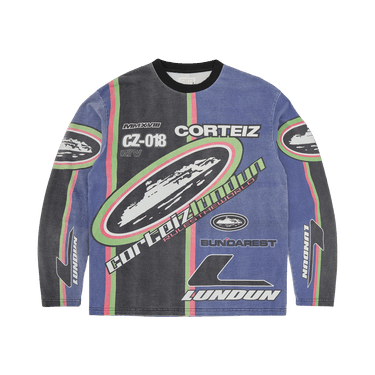 Corteiz Supercross Cotton Jersey 'Blue'