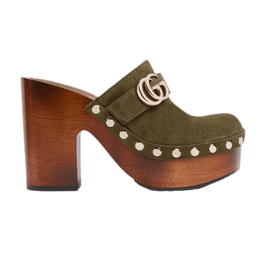 Gucci Wmns Platform Clog 'Forest Green'