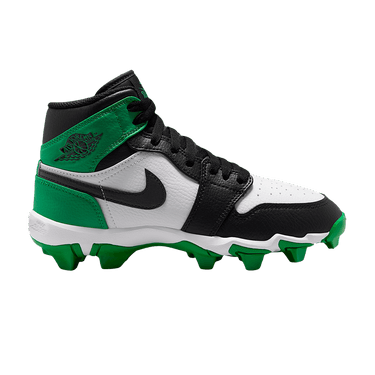 Air Jordan 1 Mid GS 'Black Lucky Green'