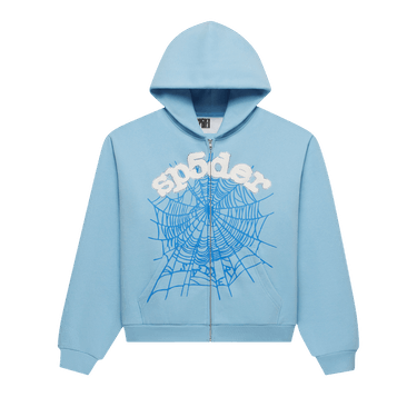 トップス sp5der Buy Sp5der OG Web Zip Up 'Sky Blue' - ST048SS26SKB | GOAT