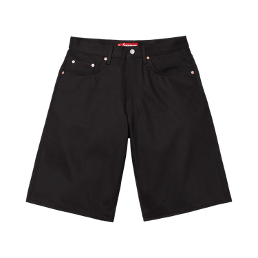 Buy Supreme Baggy Selvedge Denim Short 'Rigid Black' - SS26SH2