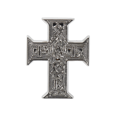 Palace Cross Pin Badge 'Silver'