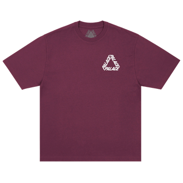 Palace Snakey P3 T-Shirt 'Rich Wine'