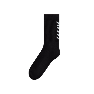 Kith Fast Logo Cotton Crew Socks 'Black'