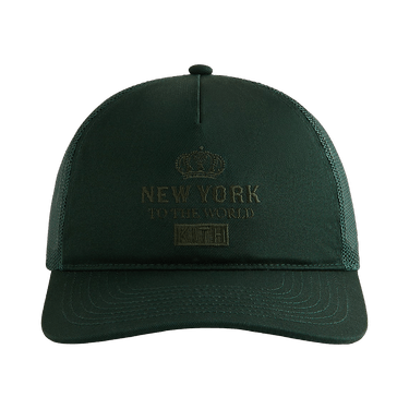 Kith New York To The World Relaxed Twill Nolan Trucker Hat 'Stadium'