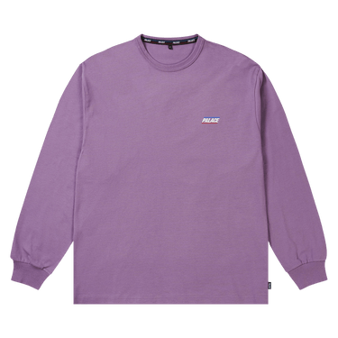 Buy Palace Basically A Long-Sleeve 'Flat Grape' - P30LS009 | GOAT