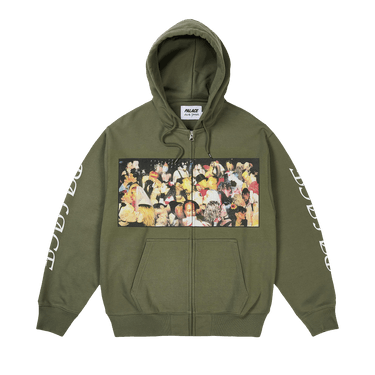 Palace オリーブグリーン フーディ Buy Palace Dick Jewell Zip Hood 'The Deep Green' - P30CS215 | GOAT