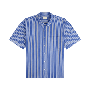 Aimé Leon Dore Yarn Dyed Striped Shirt 'Blue Stripe'