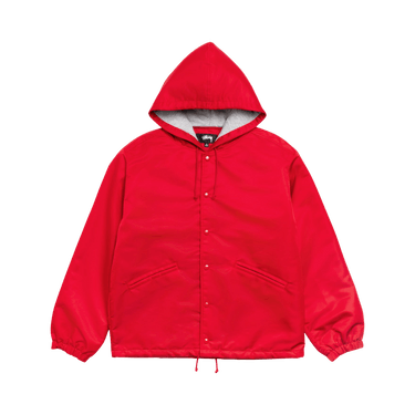Stussy Hooded Coaches Jacket 'Red'
