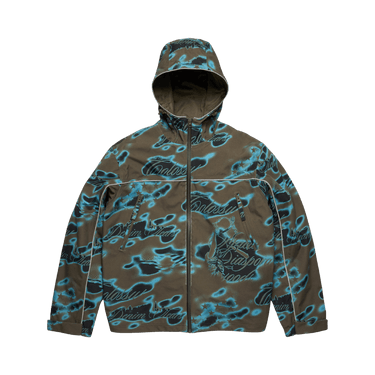 Denim Tears Cloud Camo Taped Seam Shell Jacket 'Green'