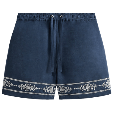 Kith Cupro Linen Cedar Short 'Nocturnal'