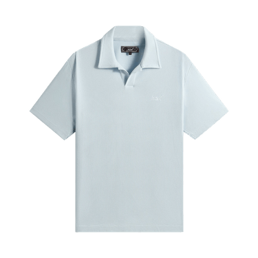 Kith Micro Waffle Drew Polo 'Light Indigo'