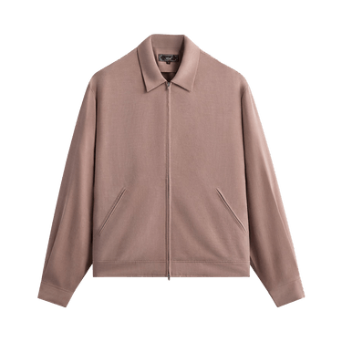 Kith Cupro Linen Connor Blouson Jacket 'Dusty Mauve'