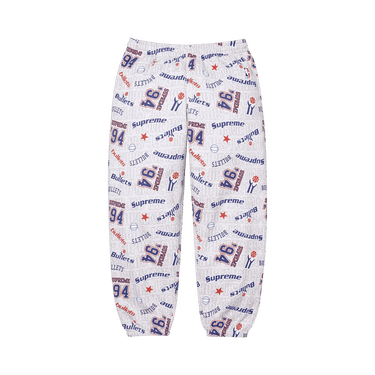 Buy Supreme x Mitchell & Ness Teams Sweatpant 'Ash Grey' - SS26P68