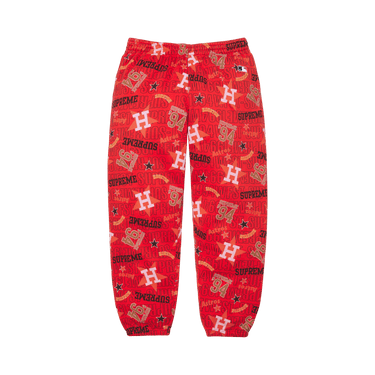 Buy Supreme x Mitchell & Ness Teams Sweatpant 'Red' - SS26P68 RED