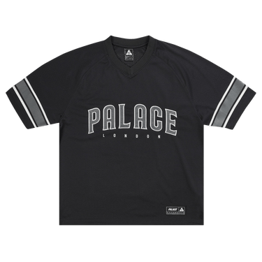 Buy Palace Satin The Park Mesh Jersey 'Black' - P30ES221 | GOAT