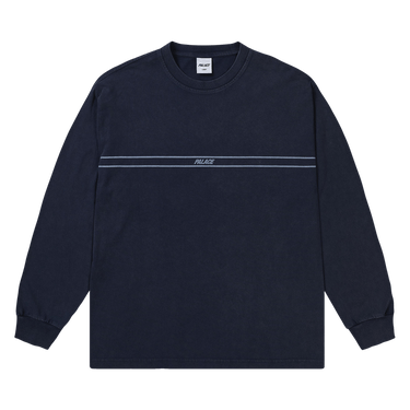 Palace Pigment Font Long-Sleeve 'Navy'