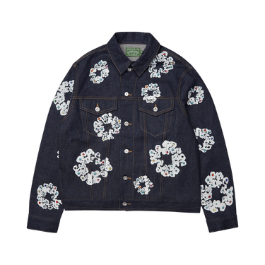 Denim Tears Studded Cotton Wreath Denim Jacket 'Selvedge'