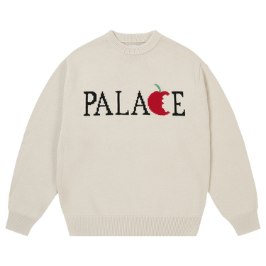 Palace Big Apple Knit 'Off White'