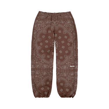 Buy Supreme Reflective Bandana Track Pant 'Brown' - SS26P70 BROWN