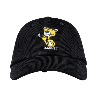 Market Yellow Panther Dad Hat 'Jet Black'