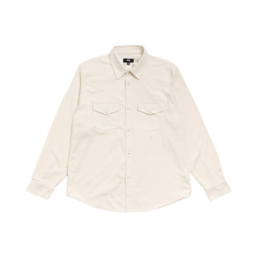 Stussy Cotton Silk Western Shirt 'Off White'