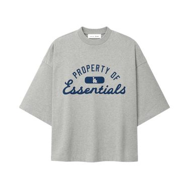 Fear of God Essentials Dodgers Merch Tee 'Concrete Heather'