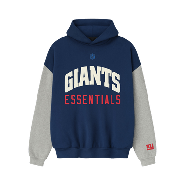 Fear of God Essentials Giants Sport Hoodie 'Blue Estate/ Concrete Heather'