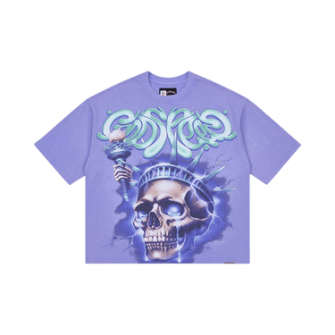 Godspeed Liberty Tears T-Shirt 'Purple Wash'
