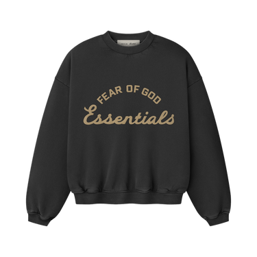 Fear of God Essentials 90s Crewneck Sweatshirt 'Faded Black'