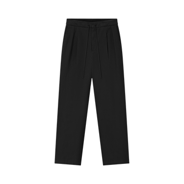 Fear of God Essentials Cotton Canvas Pleat Front Pant 'Vintage Black'