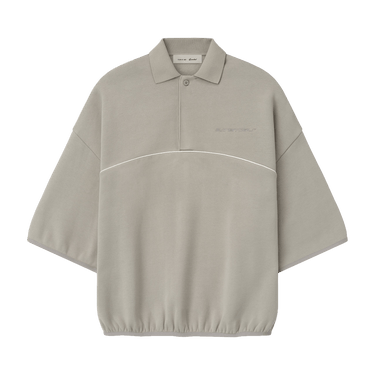Fear of God Essentials Active Trace Quarter Sleeve Modern Polo 'Seal'